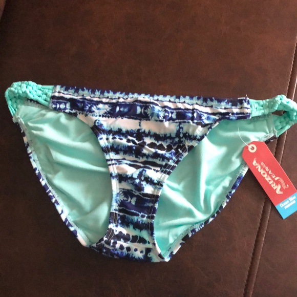 Arizona Tie Dye Hipster Swimsuit Bottom-Juniors - Picture 3 of 5